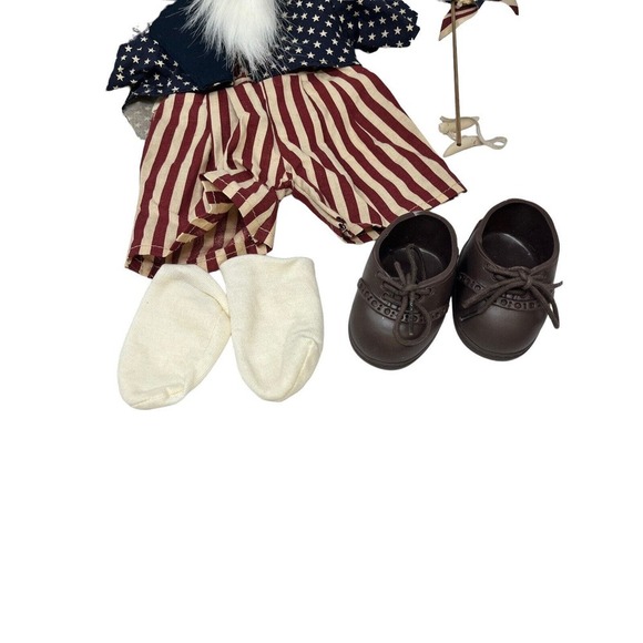 Tender Heart Treasure 12” Bear Doll Flag Fourth of July Independence Day Outfit - Picture 4 of 5